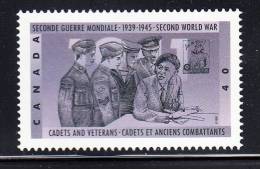 Canada MNH Scott #1347 40c Cadets And Veterans - Second World War, 1941 - Ongebruikt