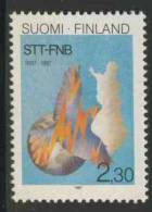 Finland Suomi 1987 Mi 1034 YT 998 ** Centenary Of Finnish News Agency /100 Jahre Finnische Nachrichten-agentur (STT/FNB) - Otros & Sin Clasificación