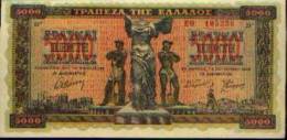 Grèce - 5000 Drachmes 1942 - Griechenland