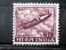 India - 1967 - Mi.nr.436 X - Used - Country's Motive - GNAT Jet Fighter Built In India - Definitives - - Oblitérés