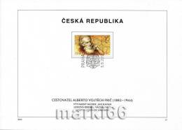 Czech Republic - 2012 - Traveler Alberto Vojtech Frich, (1882-1944) - FDS (first Day Sheet) - FDC