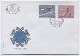 Olympic Games INNSBRUCK 1976. FDC Yugoslavia - Hiver 1976: Innsbruck