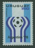 B278N0003 Football 941 Uruguay 1976 Neuf ** Coupe Du Monde Argentina 78 - 1978 – Argentine