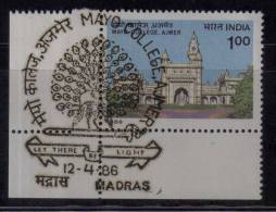 First Day Postmark  On India Mint 1986,  Mayo College, Ajmer - Ungebraucht