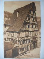 (1/2/53) AK Calw "Altdeutsches Haus, Erbaut 1694, Besitzer Hugo Rau" - Calw
