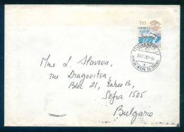 114292 / Envelope 1987 GENEVE , Zodiac, Pisces (astrology)  Switzerland Suisse Schweiz To BULGARIA - Astrology