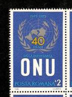 Romania 1985 / ONU - Ongebruikt