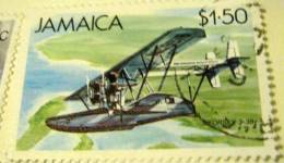 Jamaica 1984 Water Planes Sikorsky $1.50 - Used - Jamaica (1962-...)