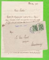 Sur Enveloppe + Lettre écrite Le 10-10-1926 - AUTRICHE - 2 Timbres - Briefe U. Dokumente