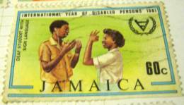 Jamaica 1981 International Year Of Disabled Persons 60c - Used - Jamaica (1962-...)