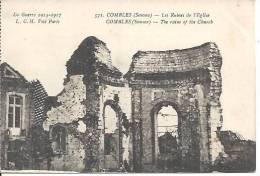 571. COMBLES. LES RUINES DE L' EGLISE. - Combles