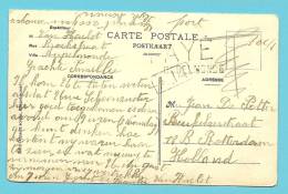 Kaart Met Naamstempel RUPELMONDE Met Stempel PAYE - Fortune Cancels (1919)