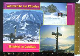 E1765 Wintersportplatz - Wintergrusse Aus Pfronten - Skigebiet Im Ostallgau - Ediz. FMV / Non Viaggiata - Pfronten