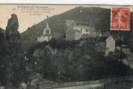 CPA 63 ST NECTAIRE PITTORESQUE LA ROCHE LONGUE AU VILLAGE DE VEYRIERE 1919 - Saint Nectaire