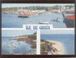 56 Ile De Groix  Multivue 3 Vues  édit. Combier N°  C 56.069.00.3.2685 - Groix