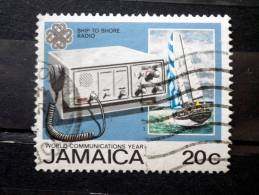 Jamaica - 1983 - Mi.nr.571 - Used - World Communication Years - PMR, Yacht - Jamaica (1962-...)