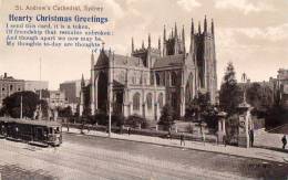 St. Andrew's Cathedral, Sydney - Valentine's Card, Unused 1900-1910s - See 2nd Scan - Sydney
