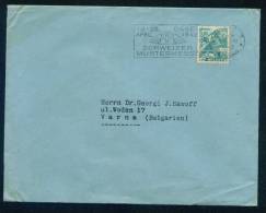 114286 / Envelope 1942 BASEL SCHWEIZER MUSTERMESSE Switzerland Suisse Schweiz Zwitserland To  BULGARIA - Frankiermaschinen (FraMA)