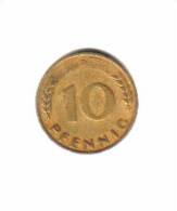 GERMANY    10  PFENNIG  1949 D  (KM # 103) - 10 Pfennig