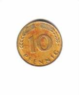 GERMANY    10  PFENNIG  1969 G  (KM # 108) - 10 Pfennig