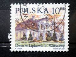 Poland - 2001 - Mi.nr.3890 - Used - Polish Manors - Lipków At  Warsaw - Definitives - Oblitérés