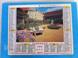 Calendrier Grand Format UNE FERME FLEURIE EN S ET L CHEVAUX EN NORMANDIE - Big : 1971-80