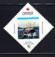 Canada MNH Scott #1429 42c British Columbia - Canada Day 1992 125th Anniversary Of Confederation - Neufs