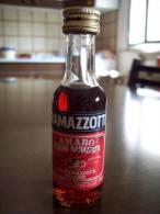 Amaro Felsina Ramazzotti: Bottiglia Mignon Tappo Metallico. Distillerie F.lli Ramazzotti Milano Stab. Lainate - Licor Espirituoso