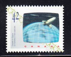 Canada MNH Scott #1442 42c Astronauts' Achievements Hologram - Canada In Space - Unused Stamps