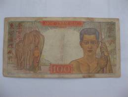 Billet De 100 Piastres. BANQUE DE L'INDOCHINE. - Indochina