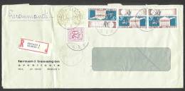 (J449) Belgique - Reco. Du 14/12/1961 De Ixelles-Elsene N°1191 (3X) + N°853 (2X) + N°851 - Conférence Interparlementaire - Storia Postale