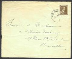 (J467) Belgique - Col Ouvert - N°427 Sur Lettre De Woluwe Du 27/5/1937 - 1936-1957 Collar Abierto