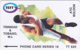 Trinidad & Tobago, 179CTTB, Ato Boldon, Sport,  2 Scans. - Trinidad En Tobago