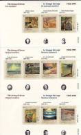 CANADA 1995 - Peintures, Tableaux, Le Groupe Des Sept - 3 BF Neufs // Mnh - Unused Stamps