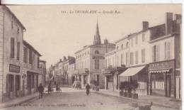 389-La Tremblade-Charente Maritime-France-Gran Rue-Animé, Avec Voitures Et De Vélos-v.1923-Timbre 15c. - La Tremblade