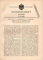 Original Patentschrift - K. Sauer In Griessenbach B. Landeshut , 1900 , Säegeräth Für Beete , Landwirtschaft , Bauer !!! - Machines