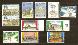 Irlande Ierland Ireland 1990 Yvertn°  Entre 717 Et 739 *** MNH Cote 24,25 Euro - Unused Stamps