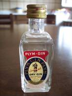 Plym-Gin: Bottiglia Mignon Tappo Metallo. Stock Spa Trieste Su Licenza Coates & Co. (Plymouth) Ltd. - Spiritus