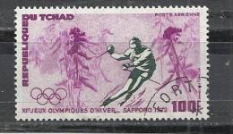 CHAD 1972 - OLYMPIC GAMES 100 - USED OBLITERE GESTEMPELT - Winter 1972: Sapporo