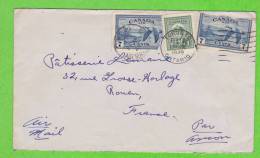 Sur Enveloppe - CANADA - 3 Timbres - Cachet TORONTO 1949 - Brieven En Documenten