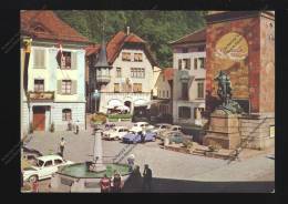 ALTDORF Canton D'URI : Tellplatz Wilhelm TELL Denkmal (auto Panhard PL Citroen DS Peugeot 404 ) Conditorei Muheim - Altdorf