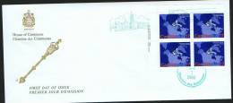 1980 Arctic Islands   Pl Block House Of Commons Cachet Chambre Des Communes Sc 847 - 1971-1980