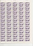 JACQUES MARETTE    ++  FEUILLE DE 50 TIMBRES A 4,40 FRANCS - Full Sheets