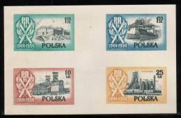 POLAND SLANIA 1954 10TH ANNIV 2ND REP FREIGHTER SOLDEK COLOUR PROOFS 1,55 ZL BY SLANIA NO GUM Ships Trains Steel Castles - Ensayos & Reimpresiones