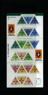 AUSTRALIA - 1994 S.ADHESIVE AUT. CASH MACHINE P. OF 20 OVPT ADELAIDE STAMPEX 2003  MINT NH - Blocks & Sheetlets