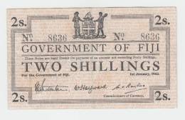 Fiji 2 Shillings 1942 VF P 50a 50 A - Fidschi