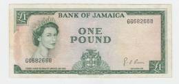 Jamaica 1 Pound 1960 (1964) VF++ P 51Ce - Giamaica