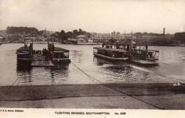 Southampton Floating Bridges 1910 Real Photo Postcard - Southampton