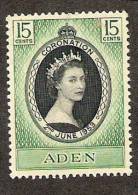 ADEN ,1953, Coronation Of Queen Eizabeth II,1 Stamp Complete,Unused - Aden (1854-1963)