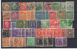 Lot 38 Germany 57  Different Old Stamps With Dublicates  MNH, Mint, Used - Sonstige & Ohne Zuordnung